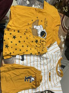 Cute Astronaut & Stars Pajama Set