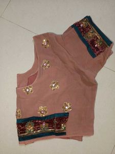 Embroidered Silk Saree