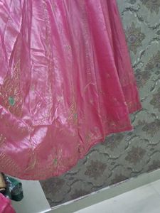 size XL pink lehenga kurti dupatta