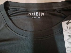SHEIN Black T-Shirt for Men