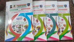 NEET Zoology &amp; Botany Textbooks - Volumes 1 &amp; 2