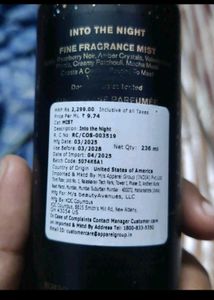 Bath &amp; Body Works Into the Night Fine Fragrance Mi