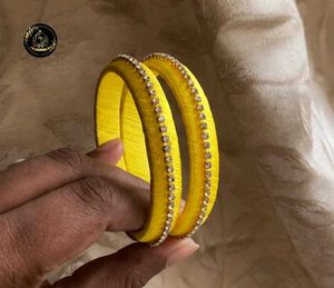 Elegant Silk Thread Bangles any one pair