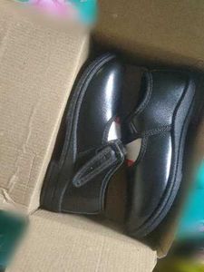 Girls Black School Shoes
