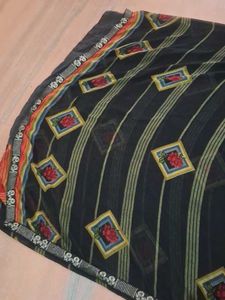 Elegant Floral Print Saree