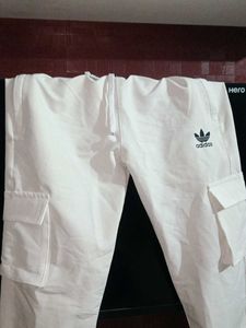 Adidas Cargo Pants - Cream