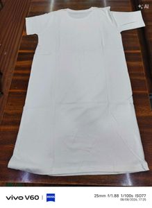 Comfortable White T-Shirt Dress