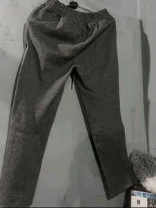 Stylish Textured Drawstring Trousers