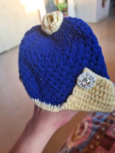 Blue cap