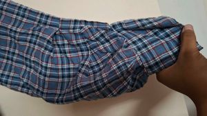 Blue aesthetic checked shirt 💙🩵