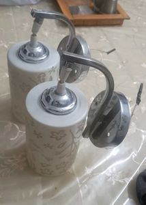 Pair of White Wall Sconces