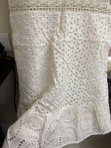 Elegant White Eyelet Sundress for breezy summers