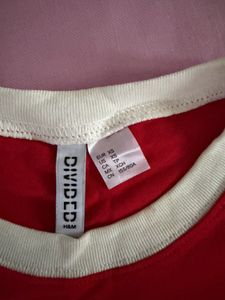 Red "Athletic" Graphic T-Shirt