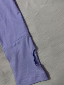 Lavender Long Sleeve Thumbhole Top