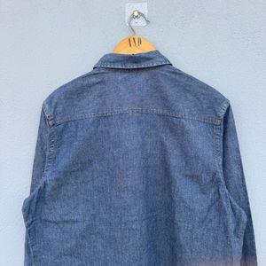 Denim Blue Long Sleeve Shirt