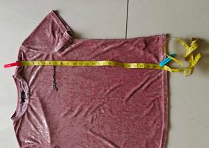 Shein velvet tshirt