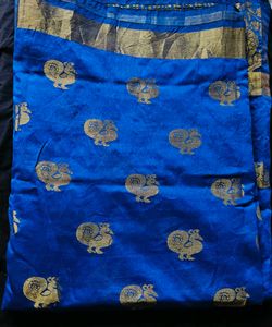 Royal Blue Silk Saree