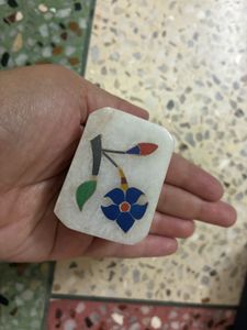 Marble Inlay Decor Piece