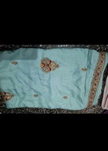 party wear Designer Red Embroidered Blouse