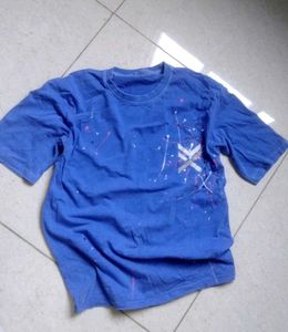 Blue "SHINE" T-Shirt