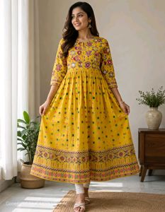 🌼😊2 Yellow Kurta combo