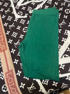 Green Casual Bottoms