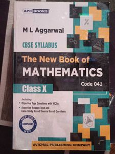 ML Aggarwal Mathematics Class 10 Book