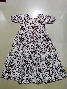White Pattern Kurta For Women