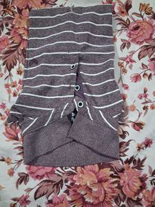 Striped Men's Polo T-Shirt