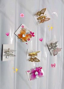 Cute Butterfly Hair Clips Set