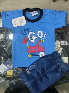 Cute Digger T-Shirt & Shorts Set