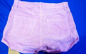 Striped Pink Shorts