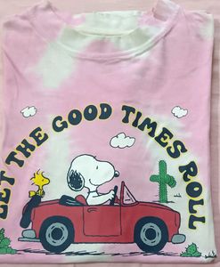 Cute Snoopy Tie-Dye T-Shirt