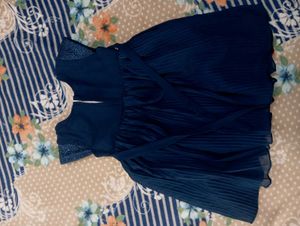 Girls Navy Blue Party Dress  NEW NOT USED
