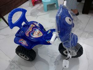 Blue Ride-On Toy
