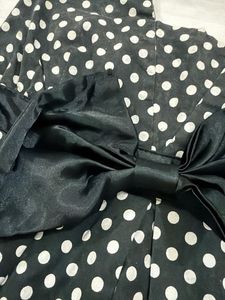 Bandeau polka dot top