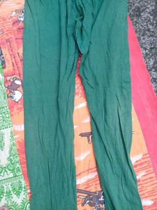 Green Kurta &amp; Leggings Set