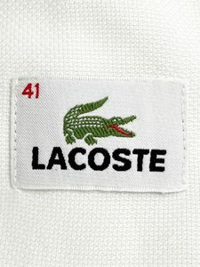 Authentic Lacoste White Button-Down Shirt