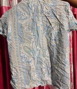 Boys Short Sleeve Printed Shirt
