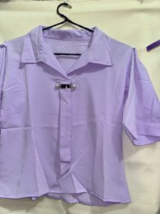 Elegant Lavender Blouse