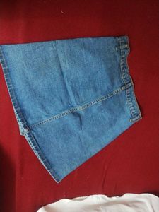 Denim Mini Skirt