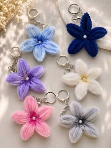 flower key chain set of 3