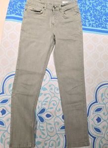 Zudio Men's Faded Green Denim