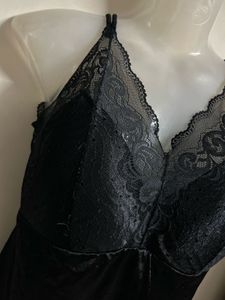 Black Lace Trim Camisole Top