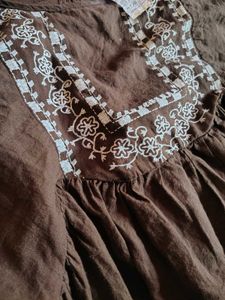 Bohemian brown top