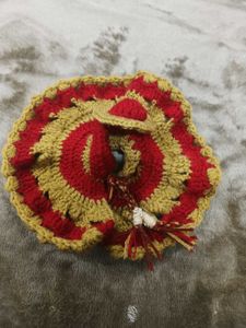 Laddu Gopal Crochet Dress With Cap