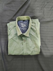 Men's Orange Kurta used once,and a shirt