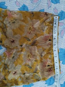 Elegant Yellow Kurta Set with Floral Dupatta
