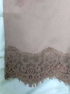 BEIGE METALLIC TOP