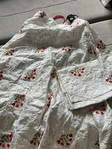 White Embroidered Lehenga Choli Set